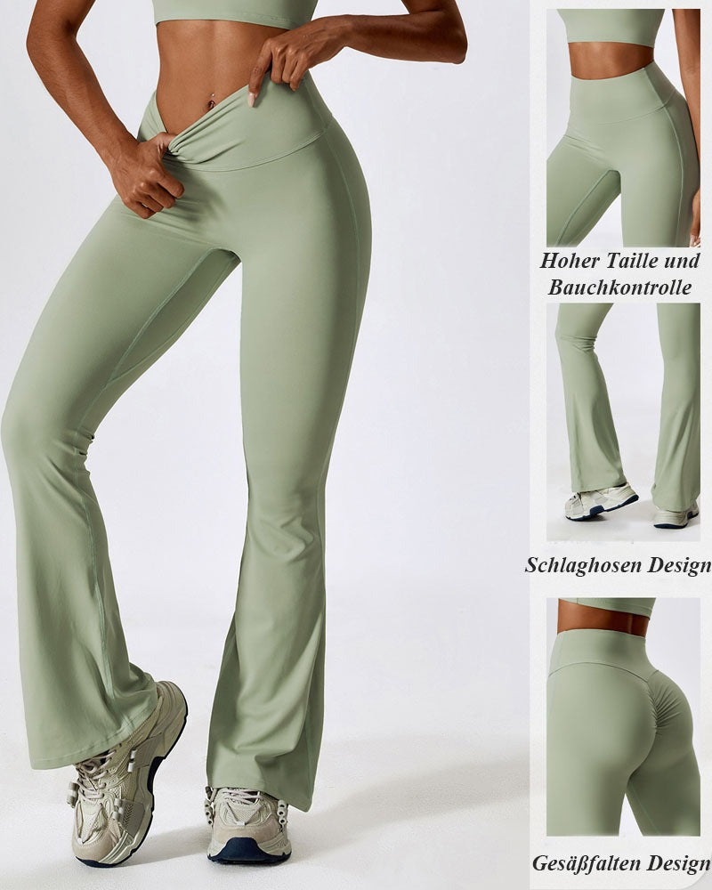 Nahtlose Yogahose mit Hoher Taille