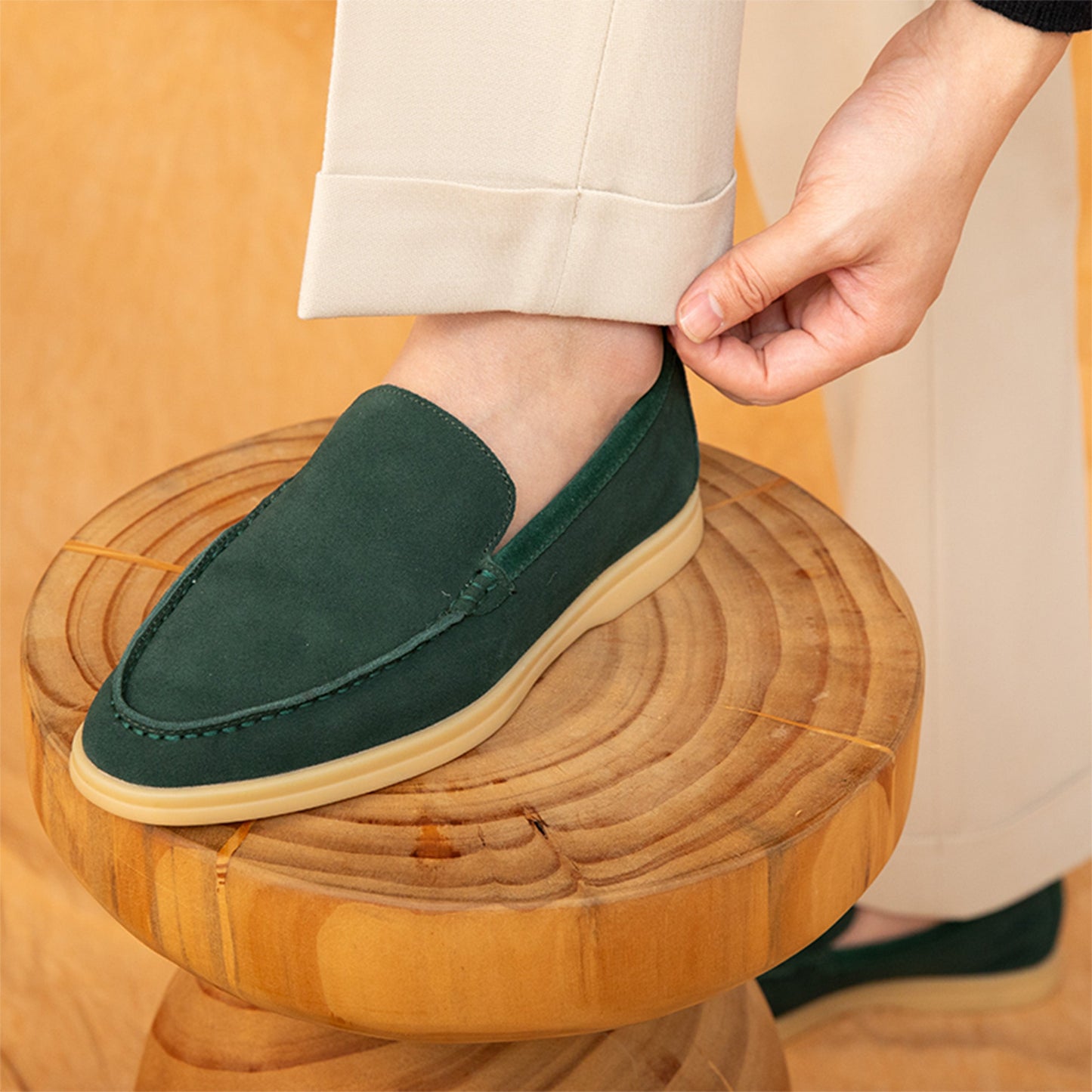 Positano Wildleder Loafers