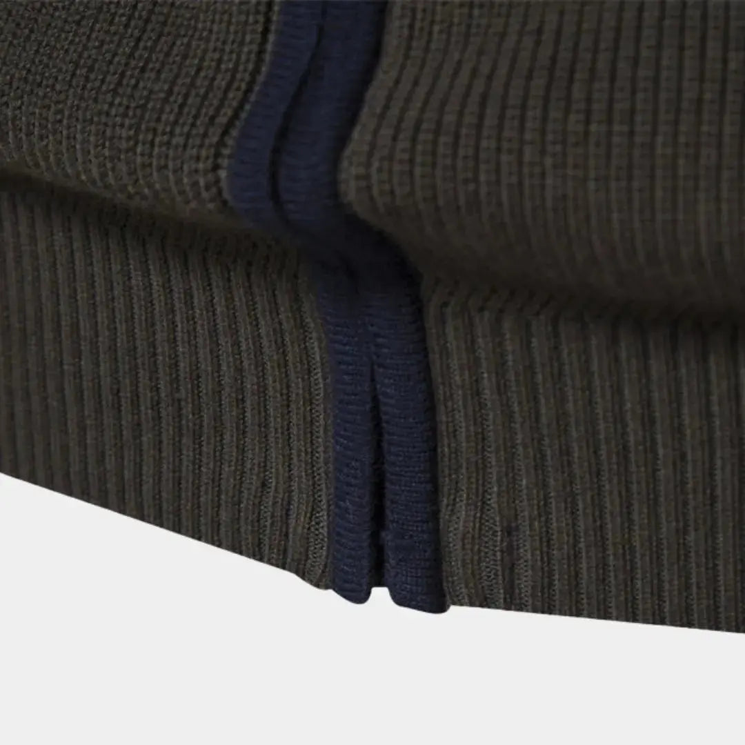 Strickpullover mit Reißverschluss