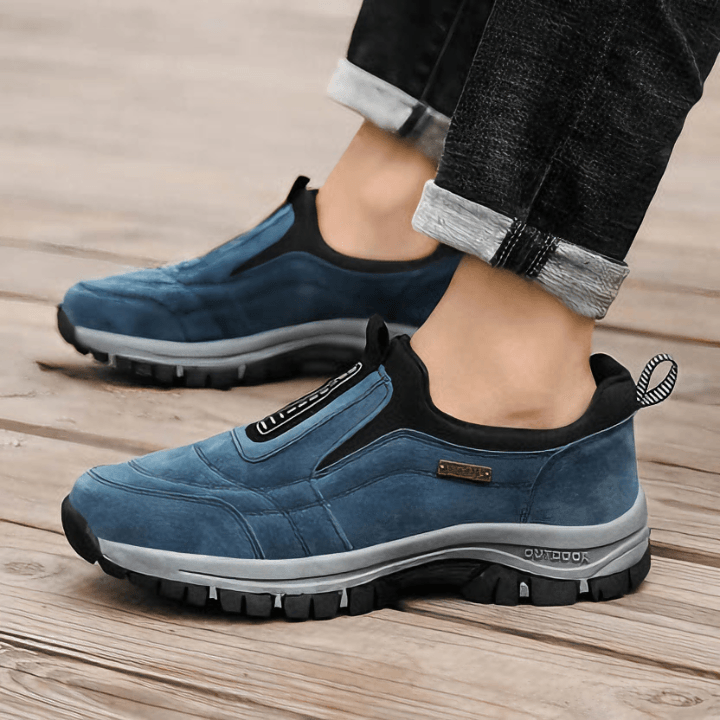 HERBERGER | Herren Slipper weich in Wildlederoptik