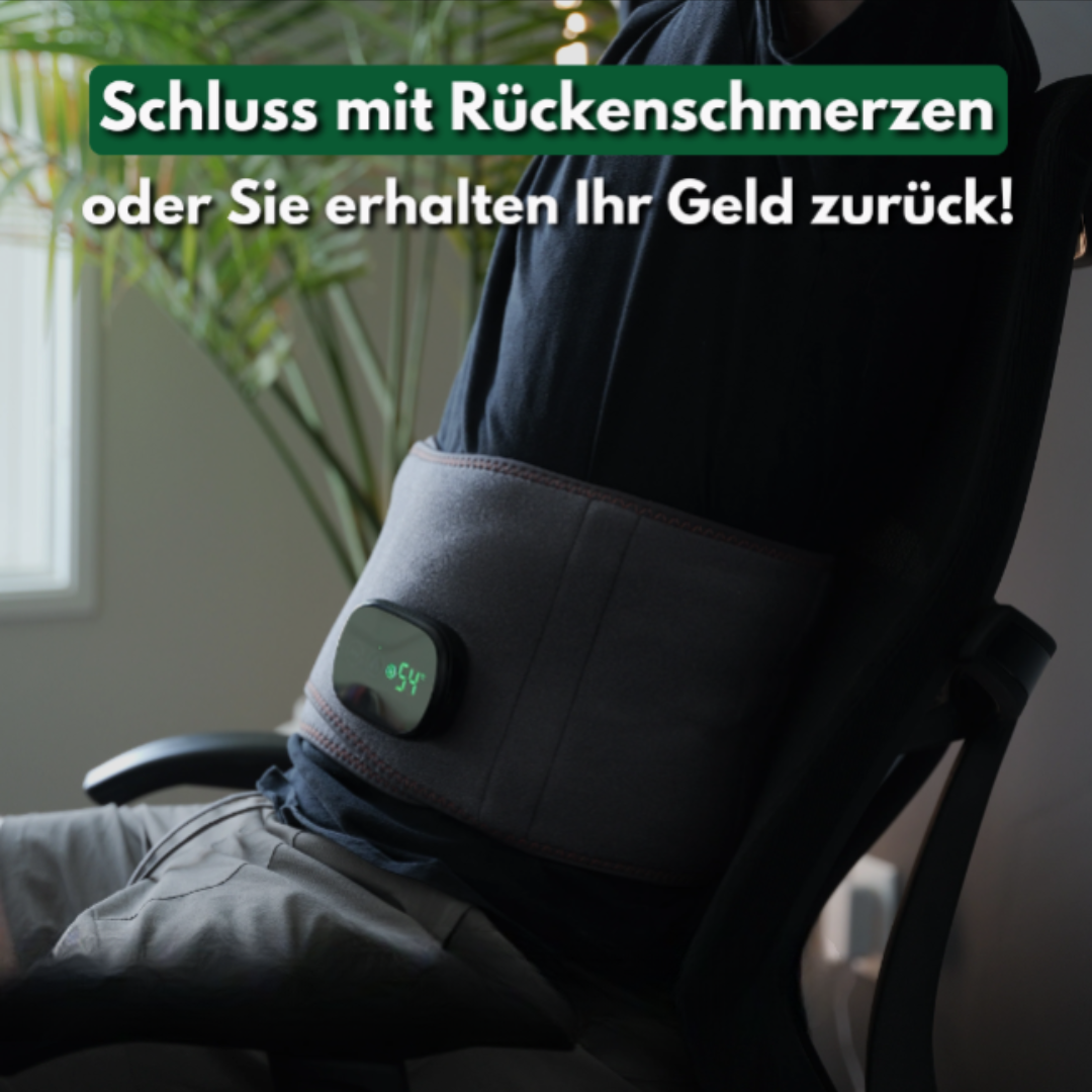 LuminaBelt™ - Rotlichttherapie-Gürtel mit Massagefunktion | Das Original