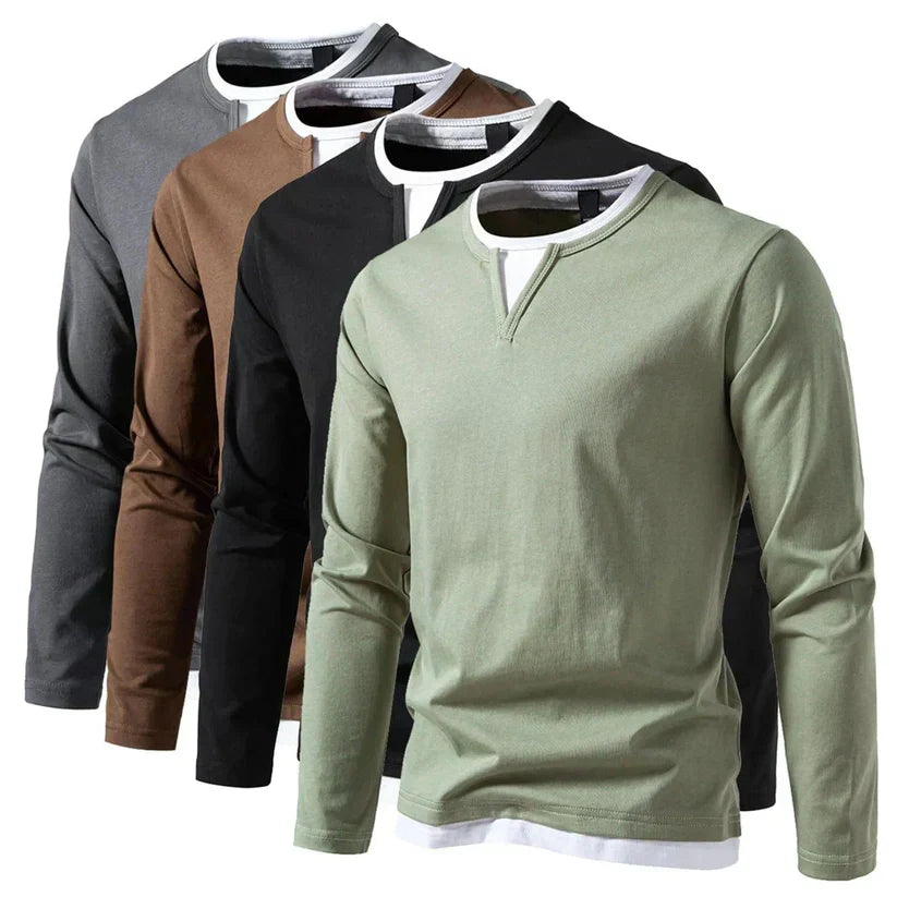 Weitblick Herren Langarmshirt
