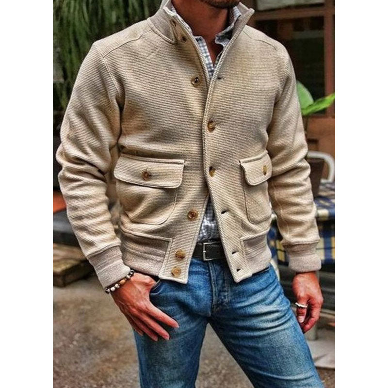 Modische Jacke mit Stehkragen