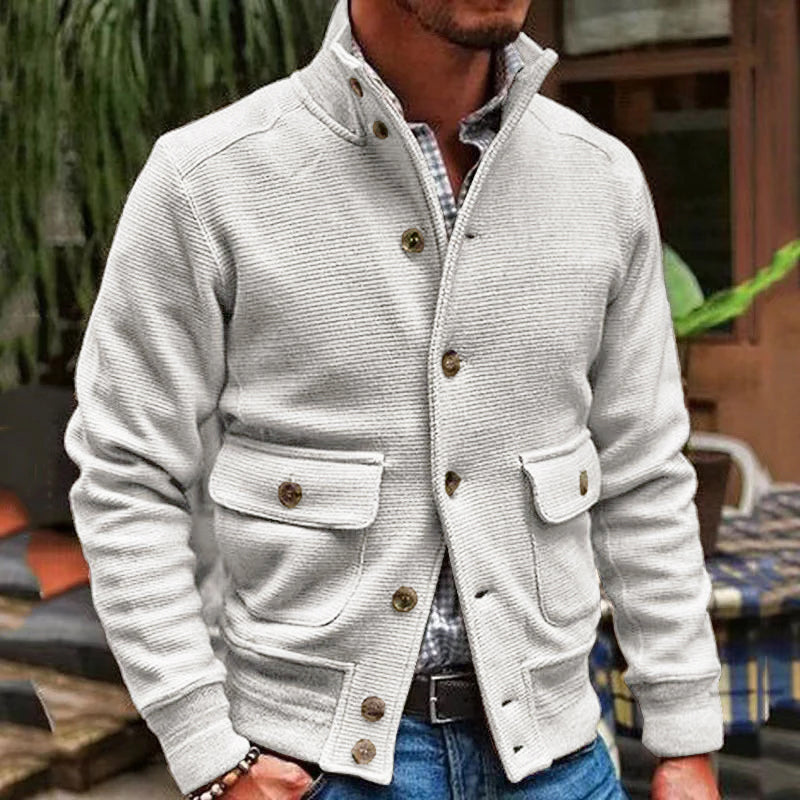 Modische Jacke mit Stehkragen