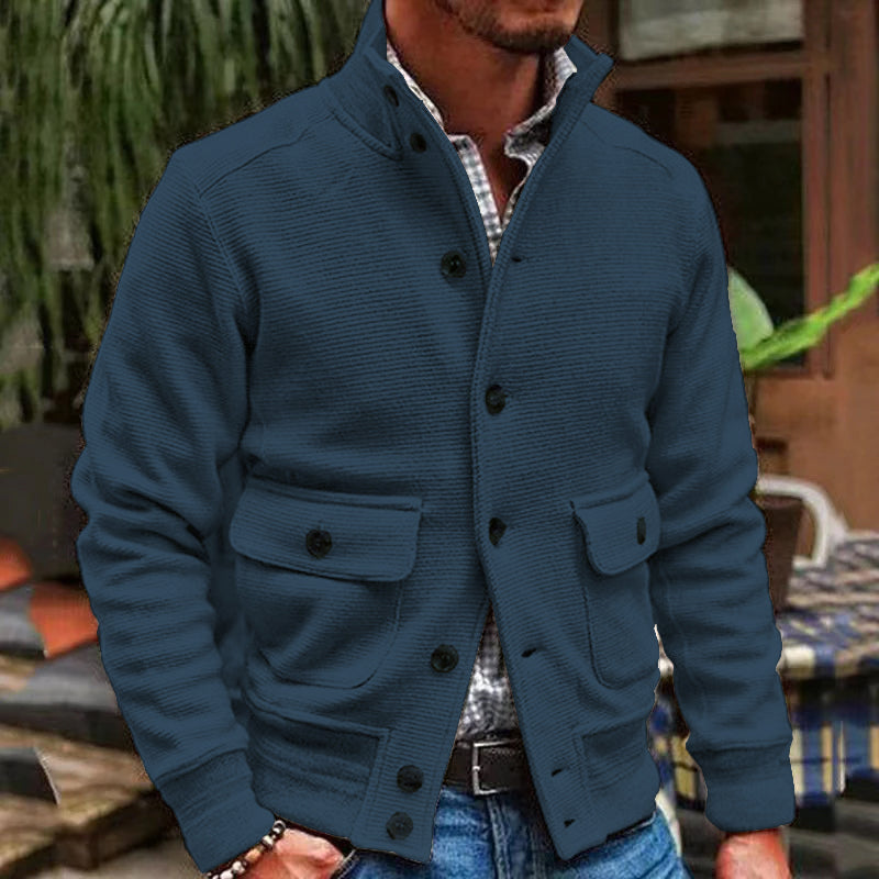 Modische Jacke mit Stehkragen