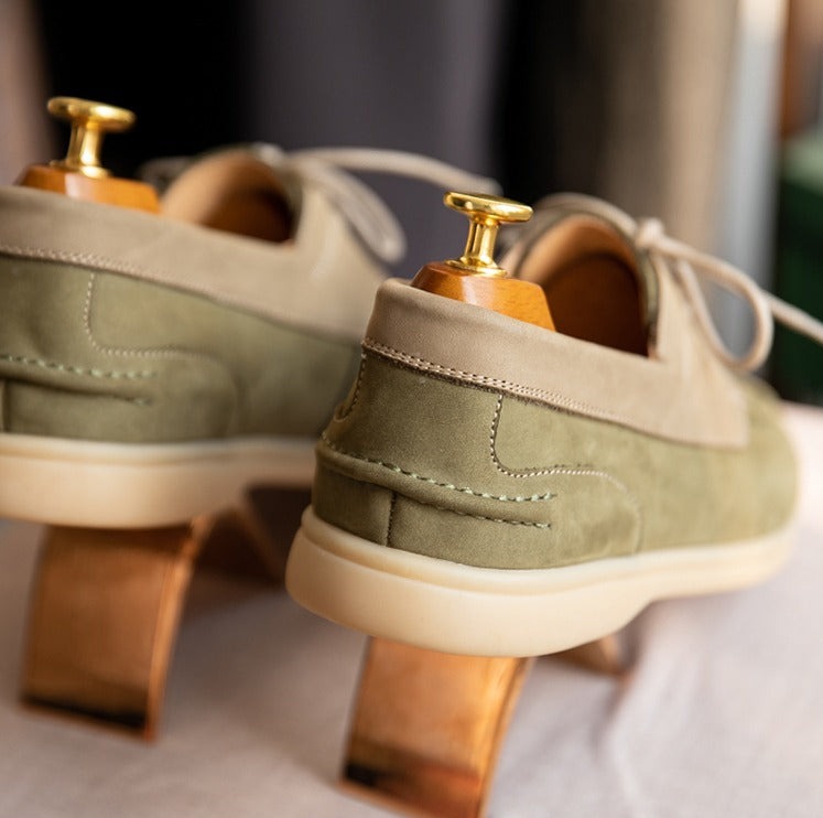 Hamptons Wildleder Schnürbootschuhe