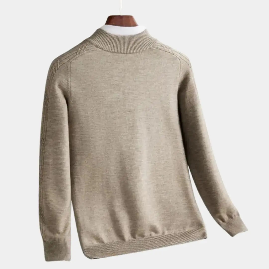 Gestreifter Wollpullover