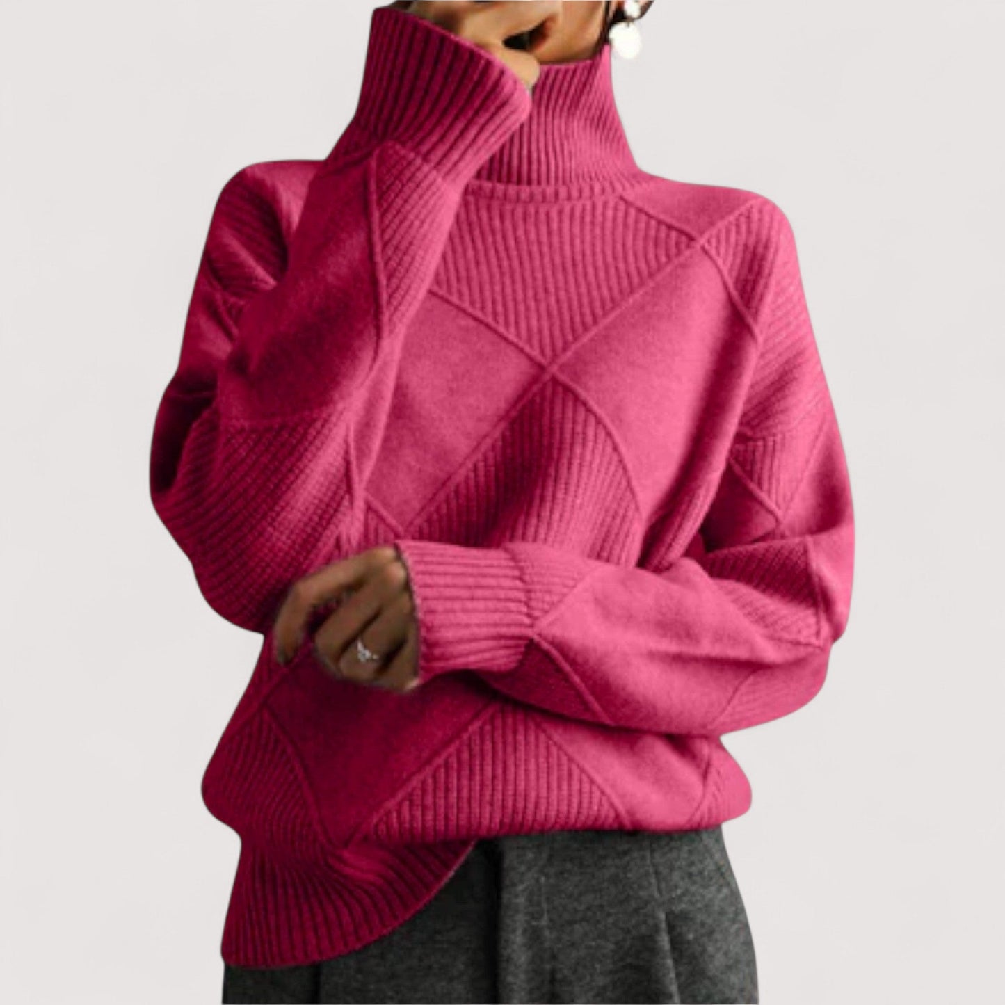 Leina™ Gemütlicher Rollkragenpullover