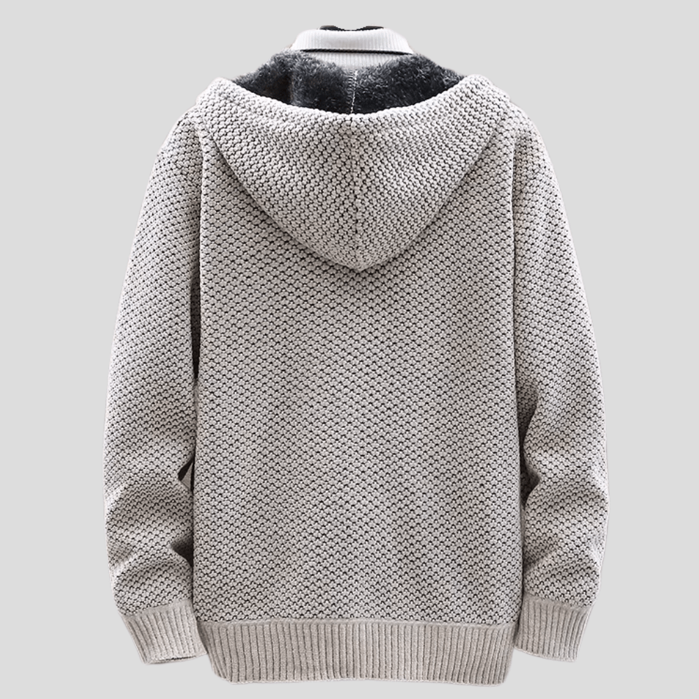 Werner™ Stilvoller Strick-Hoodie