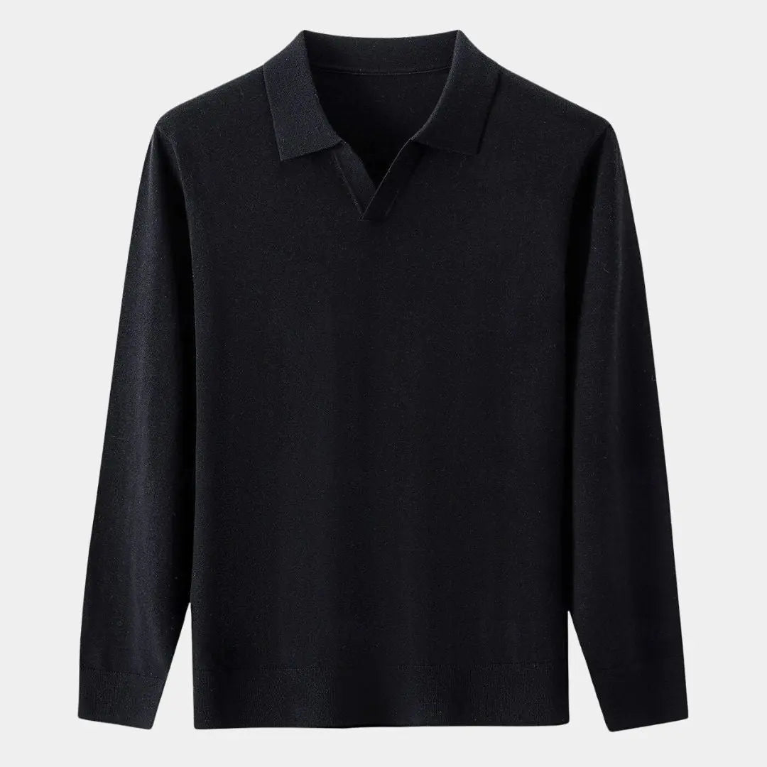 100% Wollstrick Turndown Pullover