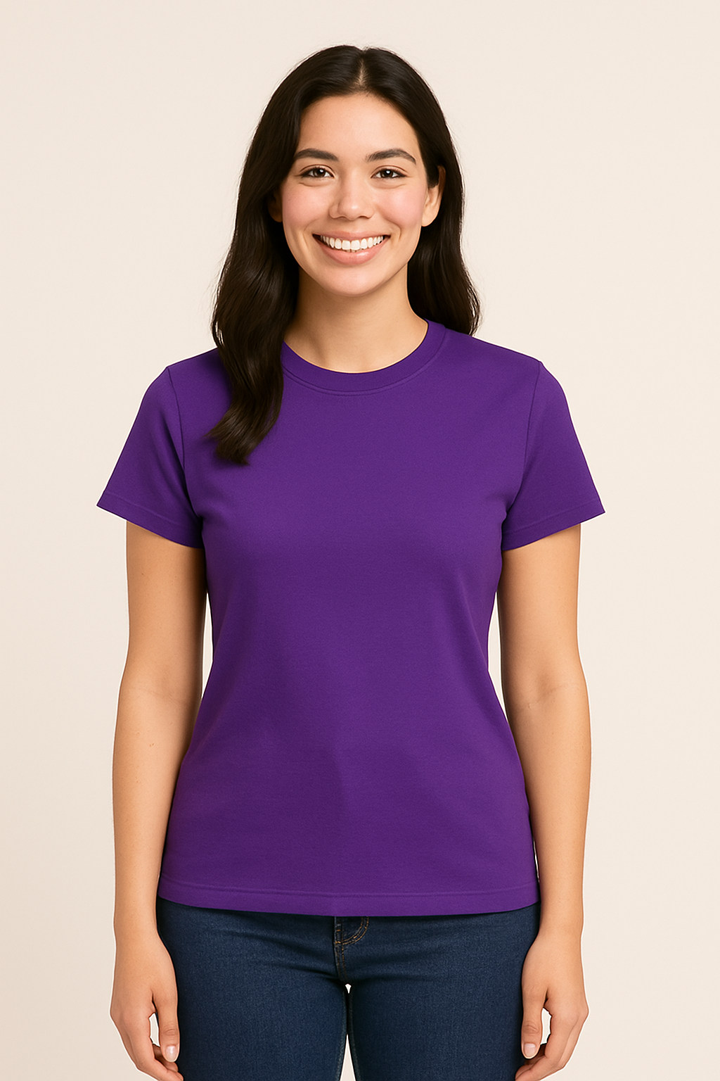 HERBERGER | Damen T-Shirt Baumwolle mit klassischem Schnitt für Freizeit & Stil
