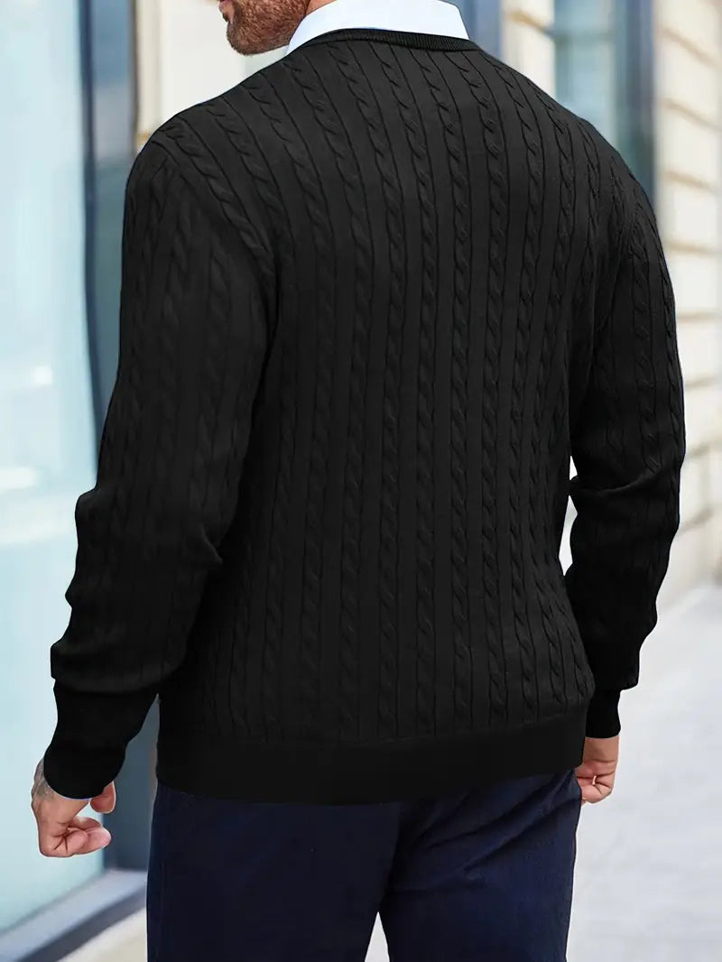 Jonty™ Gestrickter Rollkragenpullover