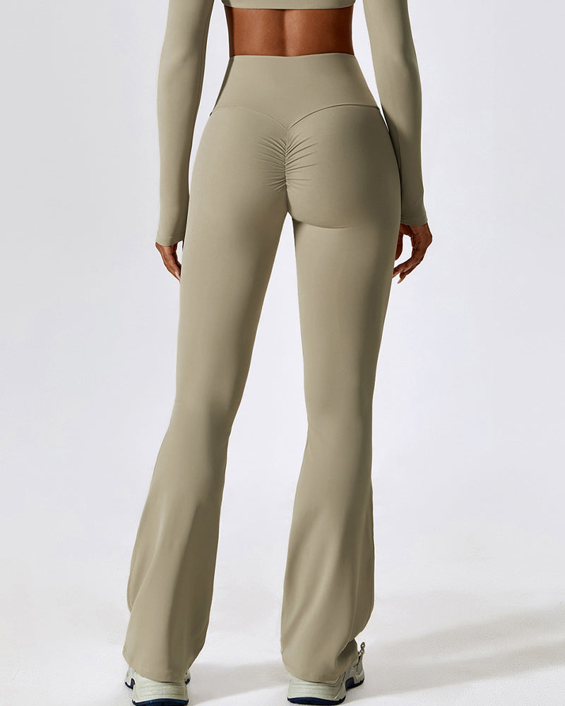 Nahtlose Yogahose mit Hoher Taille