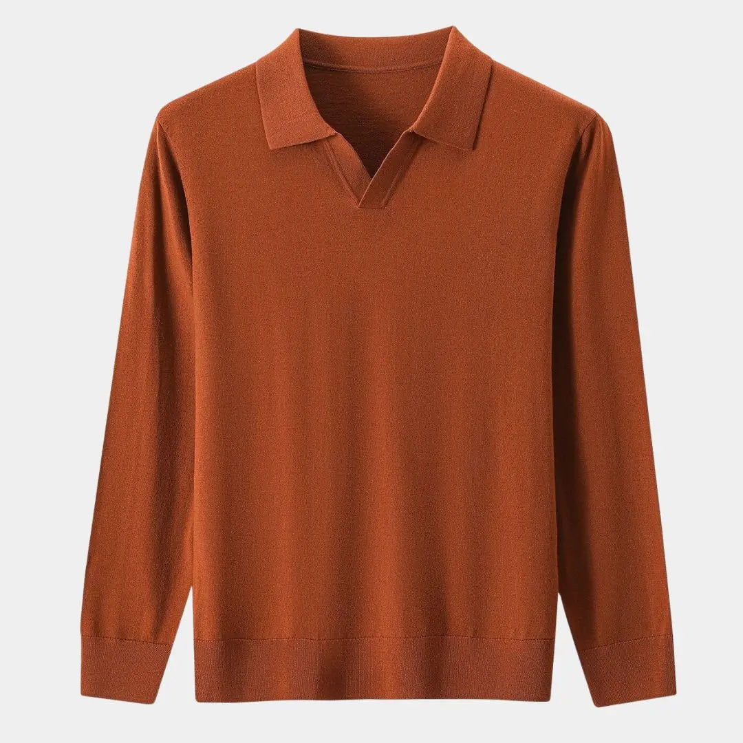 100% Wollstrick Turndown Pullover