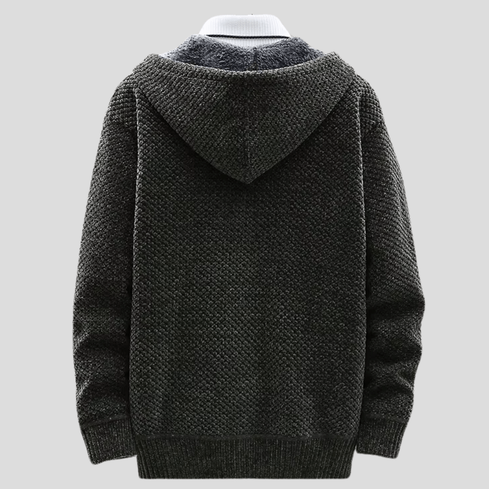 Werner™ Stilvoller Strick-Hoodie