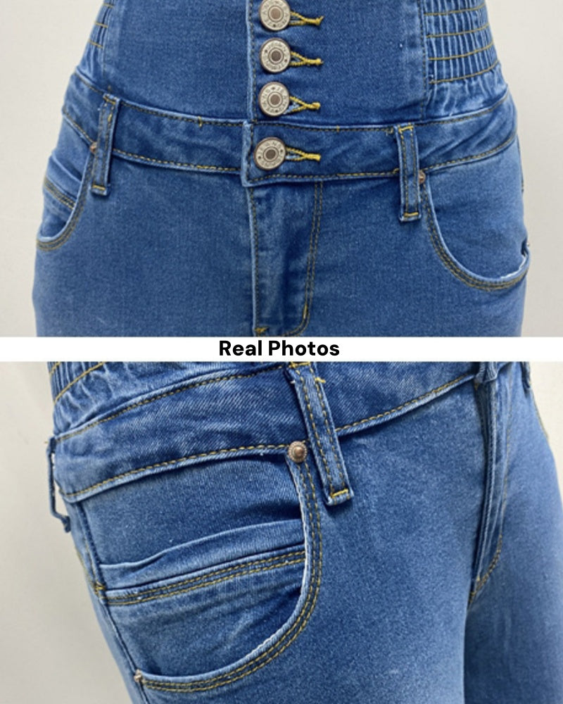 Jeans mit Mehreren Knöpfen