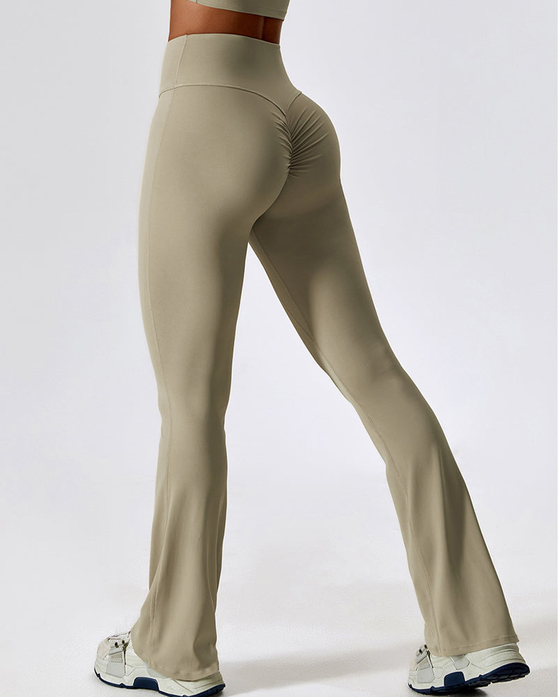 Nahtlose Yogahose mit Hoher Taille