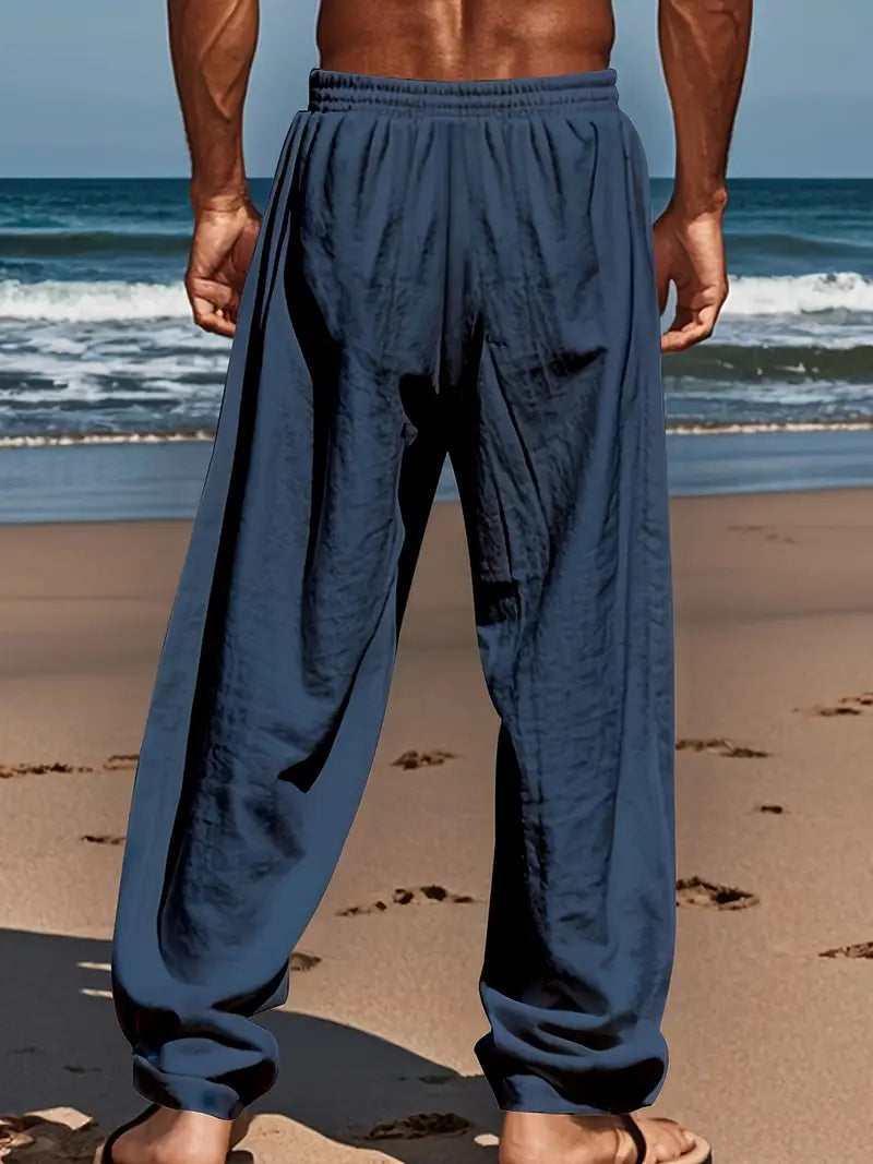 Babaev Stilvolle Leinen Hosen