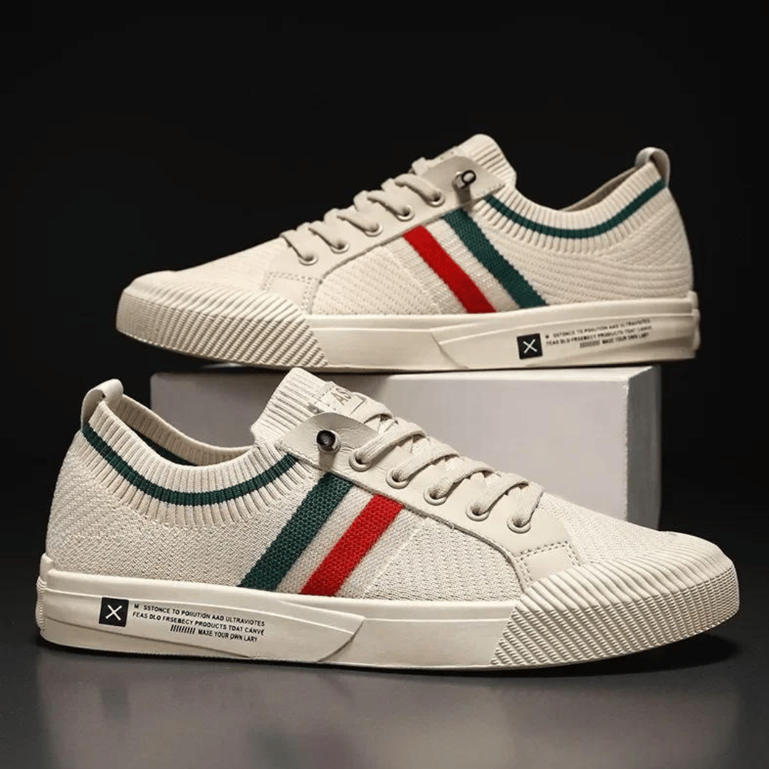 HERBERGER | John Herren Sommer Schnürschuhe aus atmungsaktivem Strickmaterial