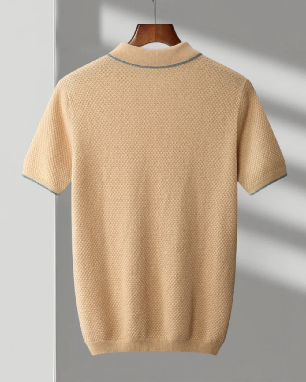 Edelglanz Herren Cashmere Polo-Shirt