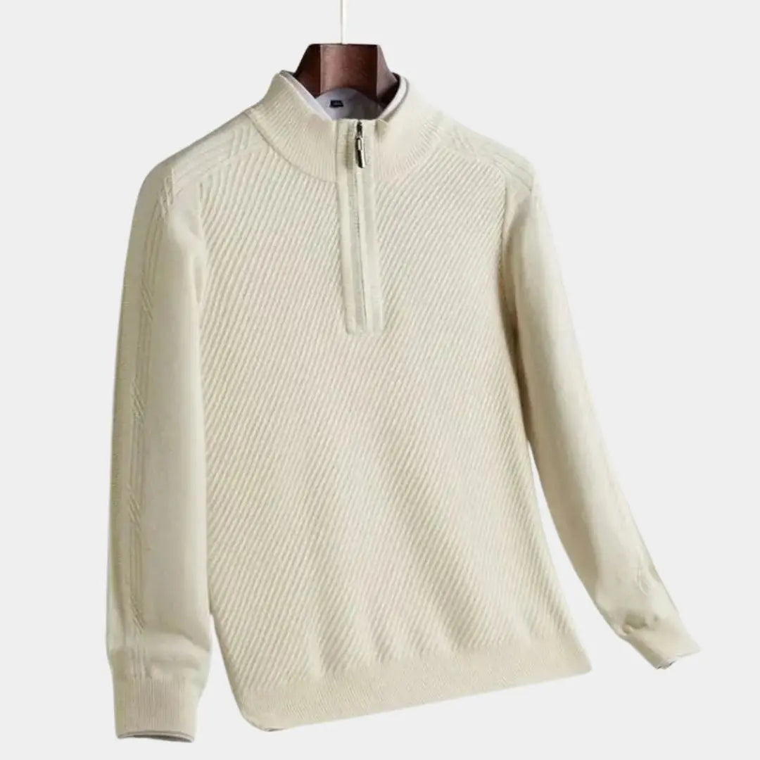 Gestreifter Wollpullover