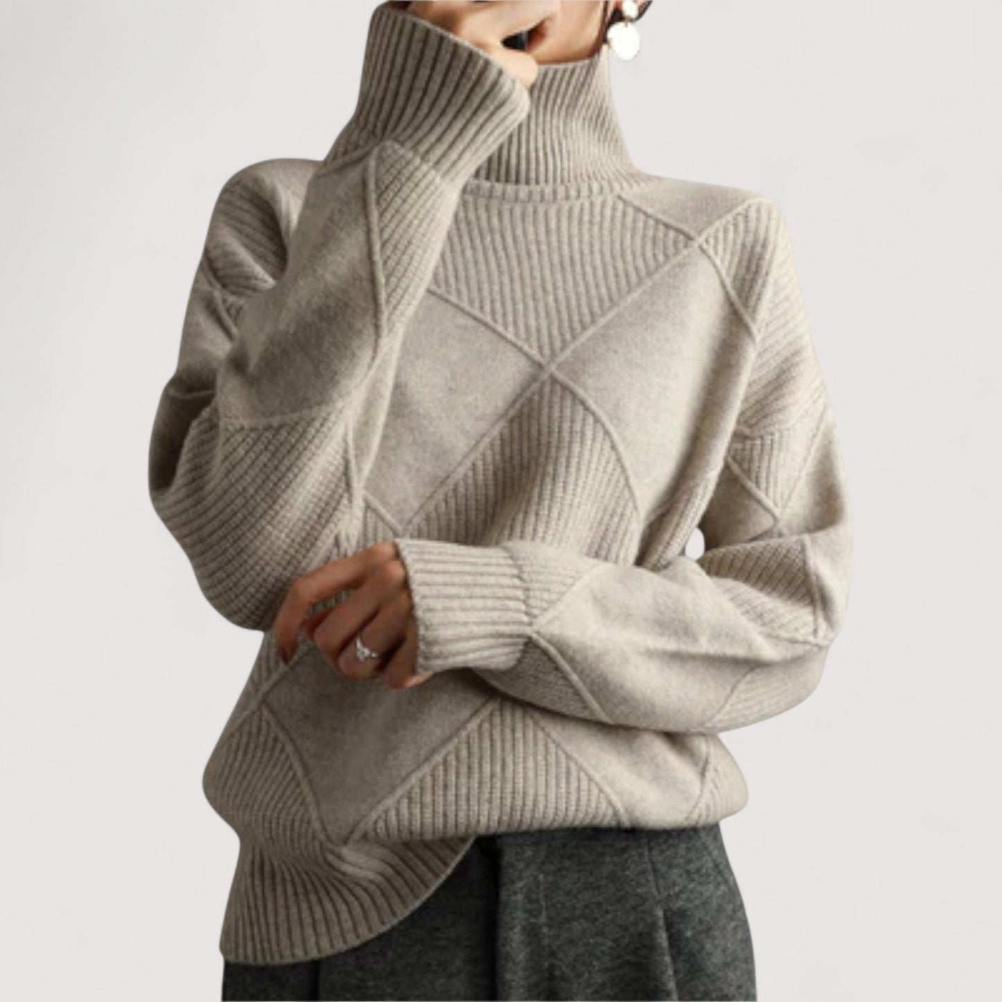 Leina™ Gemütlicher Rollkragenpullover