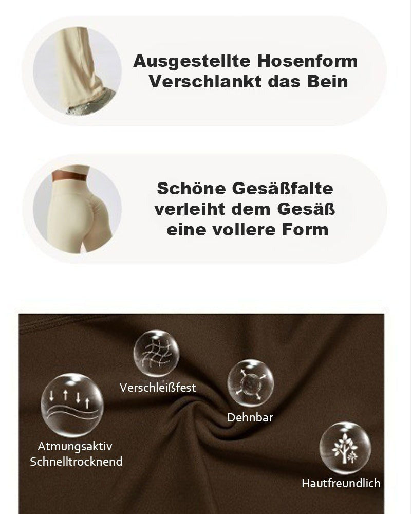 Nahtlose Yogahose mit Hoher Taille