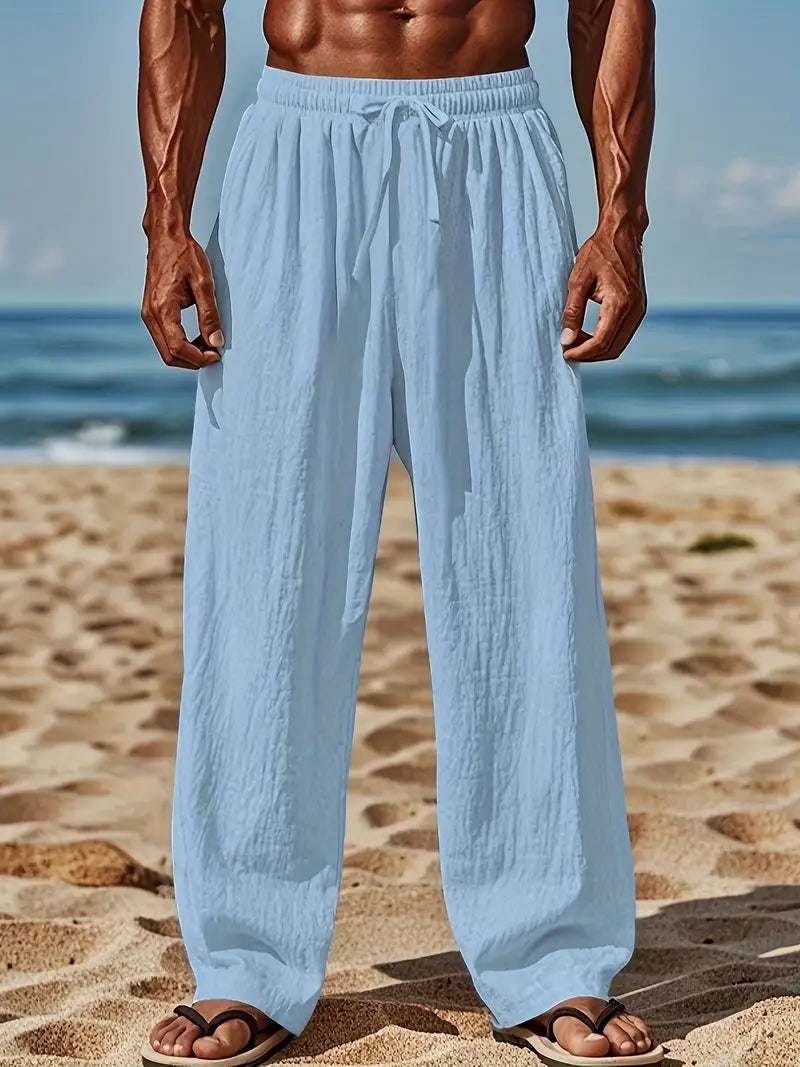 Babaev Stilvolle Leinen Hosen