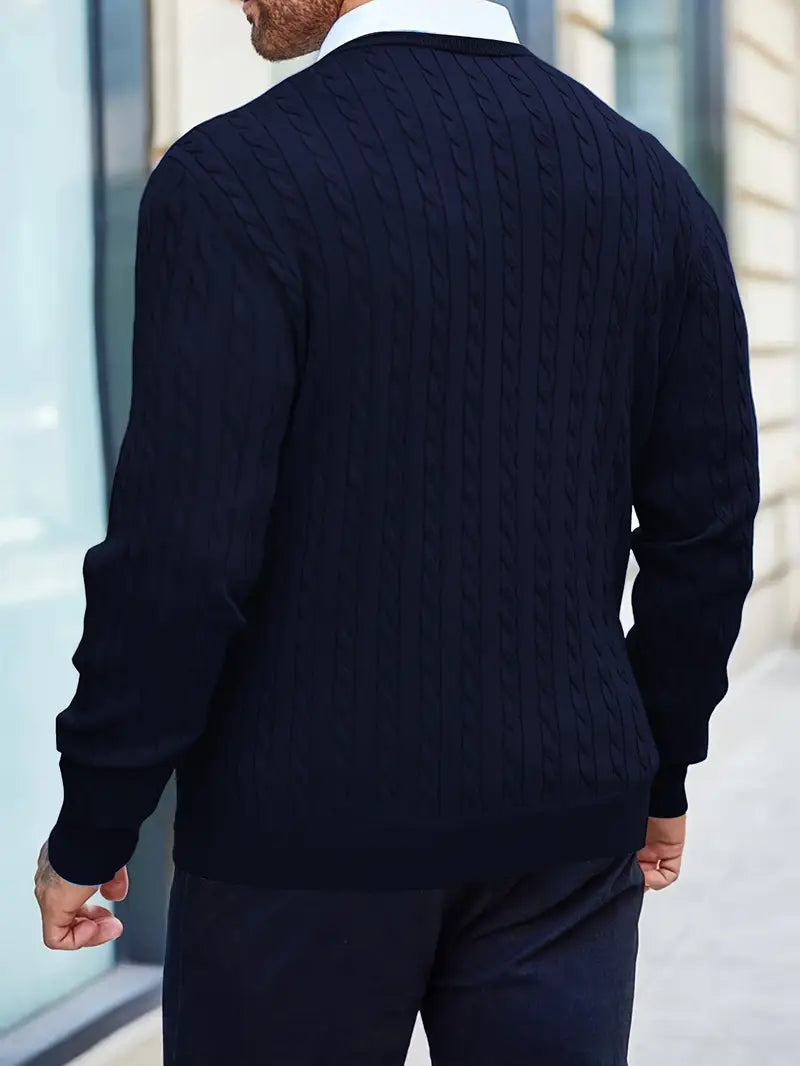 Jonty™ Gestrickter Rollkragenpullover