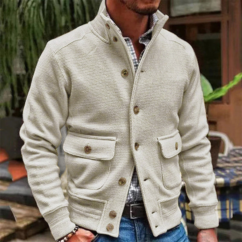 Modische Jacke mit Stehkragen
