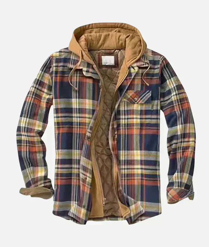 RICHARD Karierte Patchworkjacke