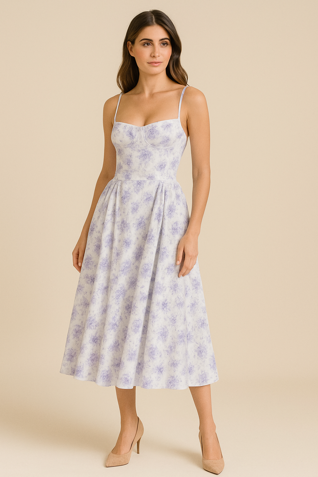 HERBERGER | Damen Sommerkleid mit V-Ausschnitt luftig-leicht