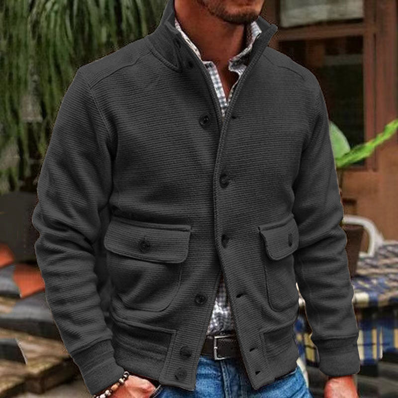 Modische Jacke mit Stehkragen