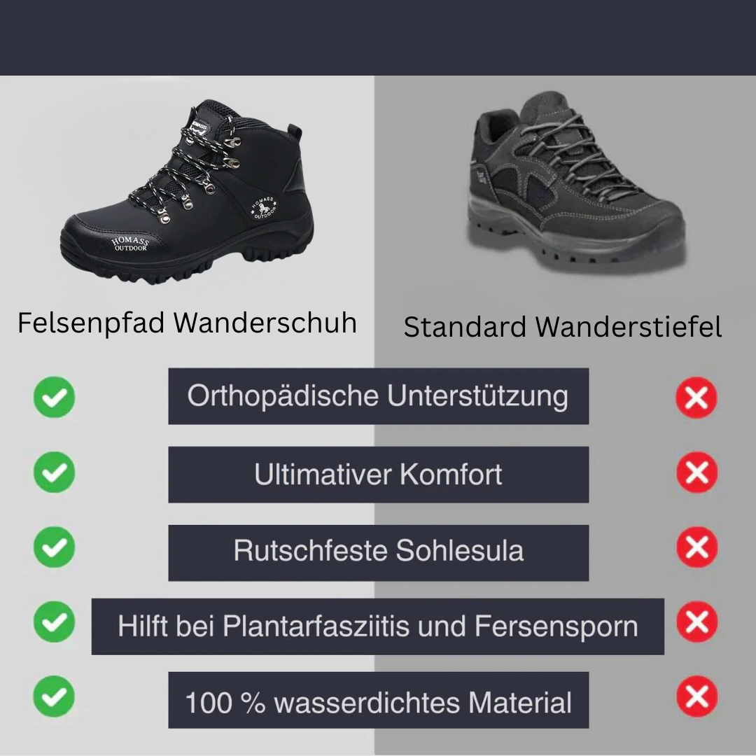 Felsenpfad Wanderschuh