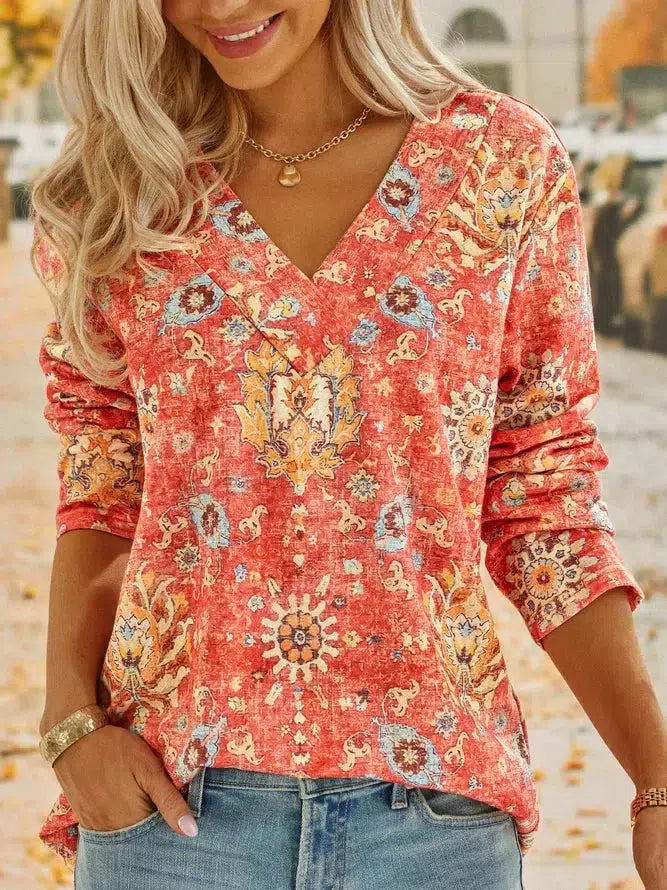 Blumenliebe Boho Oberteil