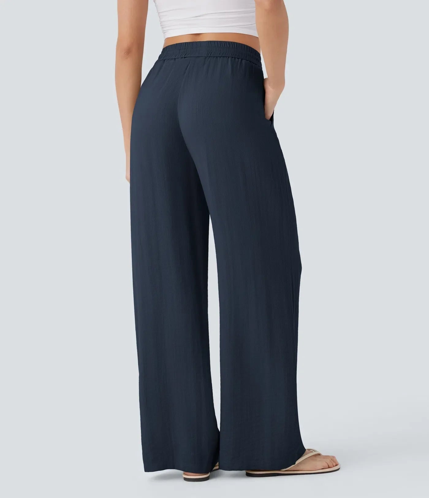Zafeiria Elegante Leinenhosen