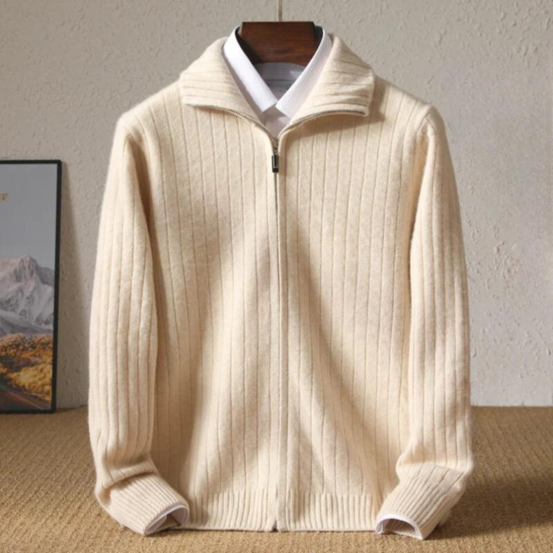 Sebastian™ Gestrickte Wolljacke