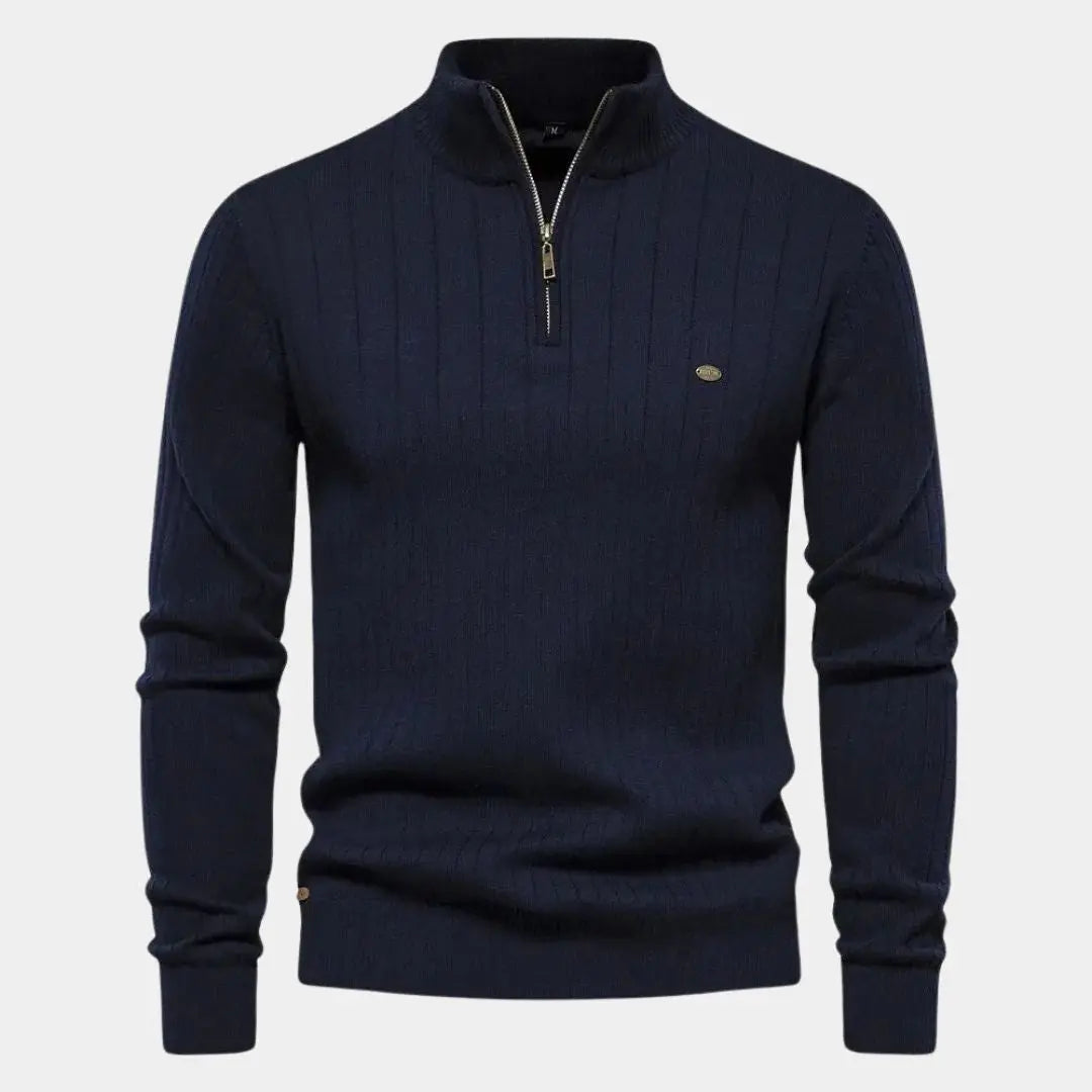 Baumwollstrickpullover