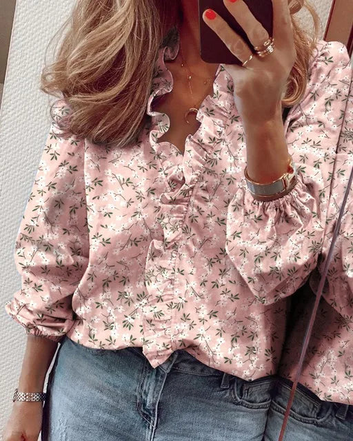 Sommerstil Damen Bluse