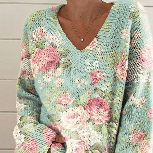 Floraglanz Langarm Sweater