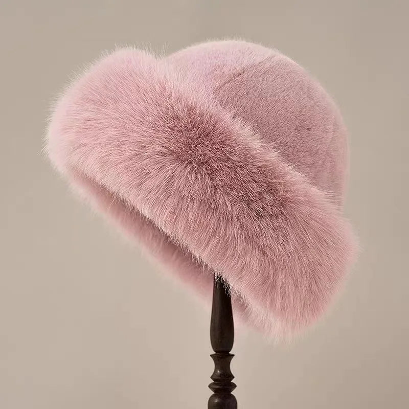 Beryll Elegante Pelzmütze