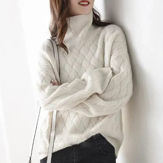 Rollkragenpullover aus Kaschmir