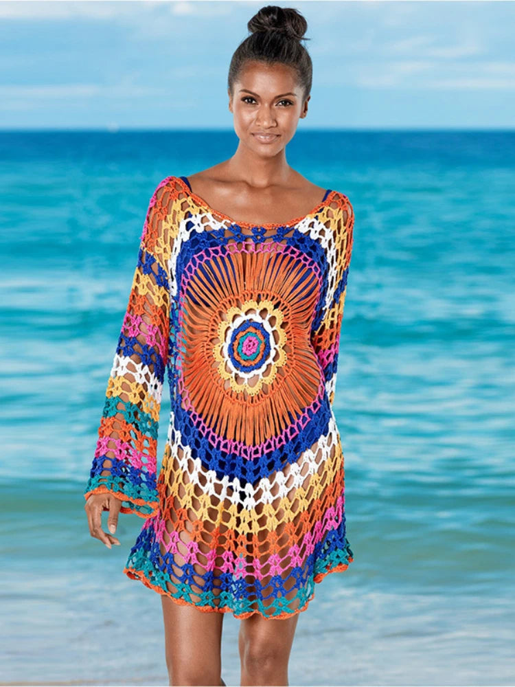 Annabelle | Regenbogen Häkeln Top