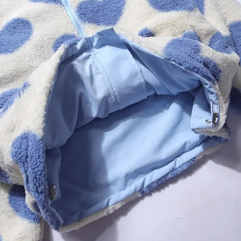 Daria™ Wendbare Jacke mit Herzchen