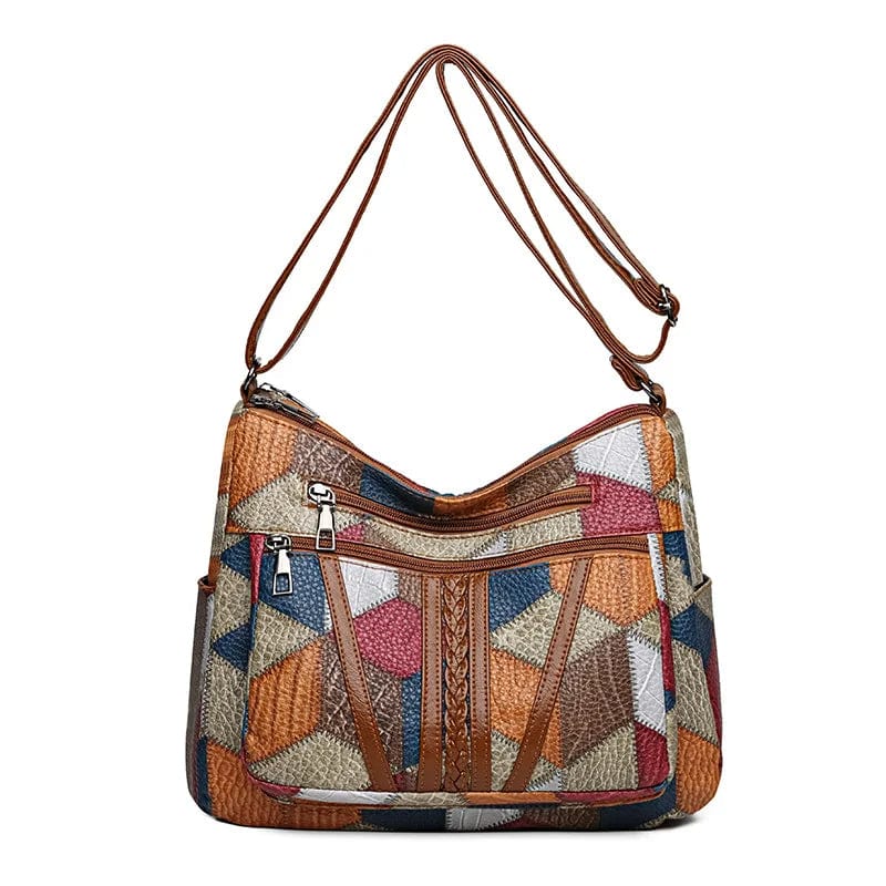Solara™ Mosaik-Ledertasche
