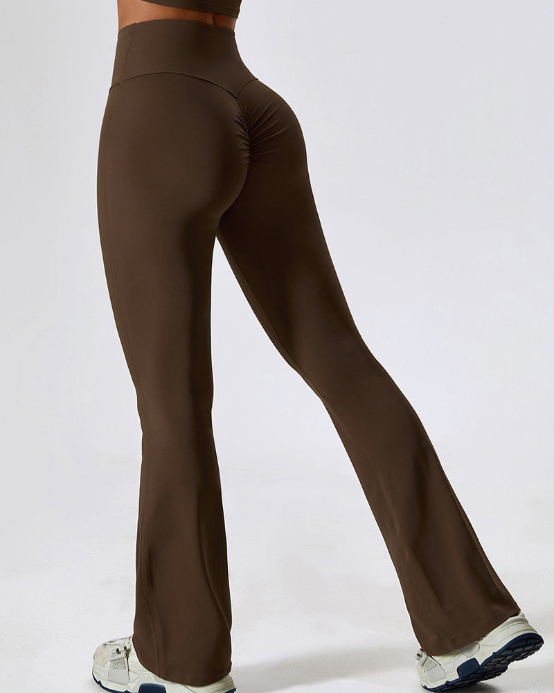 Nahtlose Yogahose mit Hoher Taille