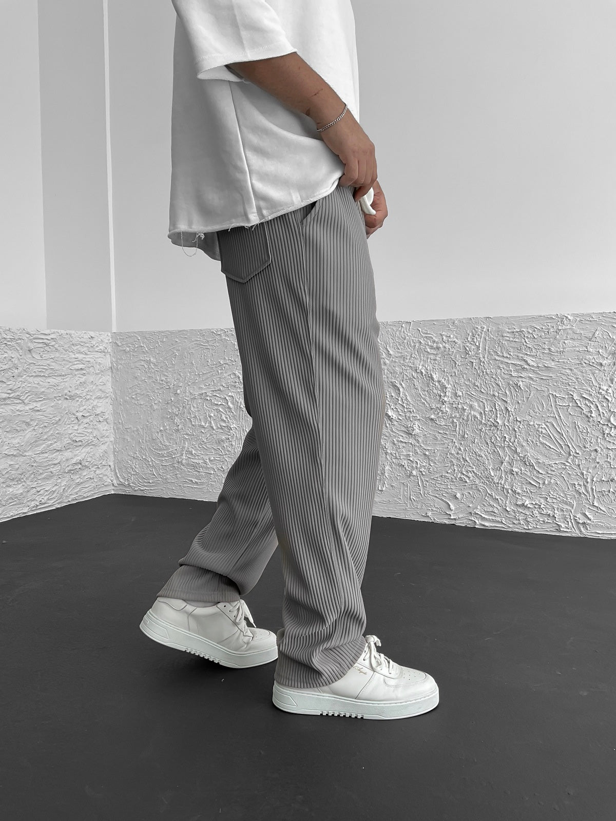 Wigand Comfort Geripptes Elasthan Hose