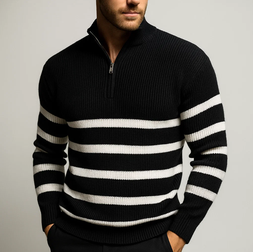 Lamine™ Gerippter Herren Strickpullover