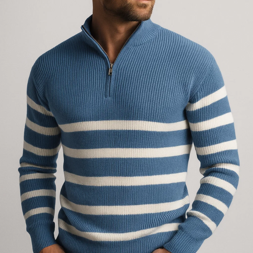 Lamine™ Gerippter Herren Strickpullover