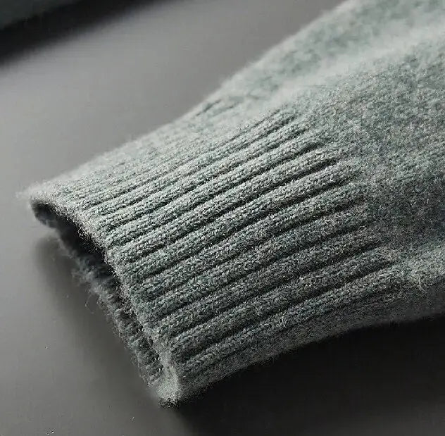 Rollkragenpullover aus 100% Merinowolle